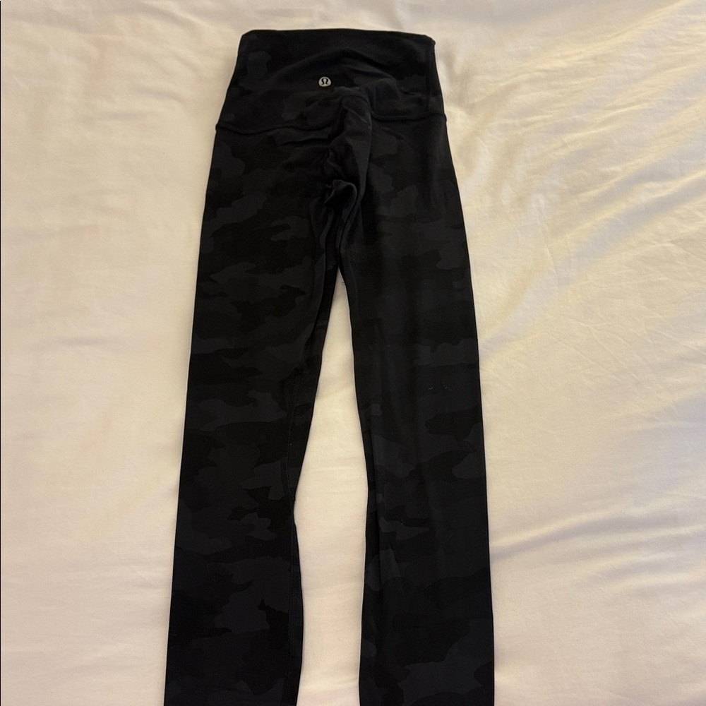 lululemon Black Camo High-Waist Leggings